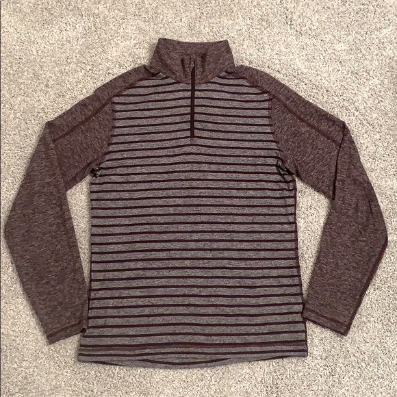 lululemon athletica Other - Men’s Lululemon 1/2 Zip Heathered Purple & Grey
